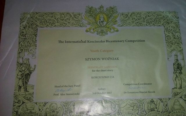 NASZ MIĘDZYNARODOWY SUKCES