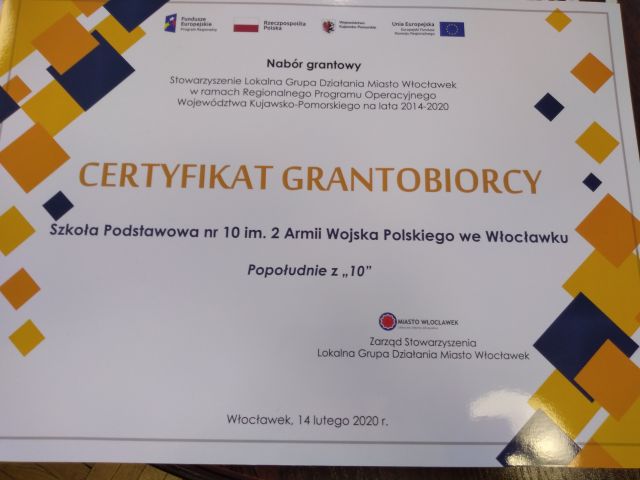 Grant z Lokalnej Grupy Działania 