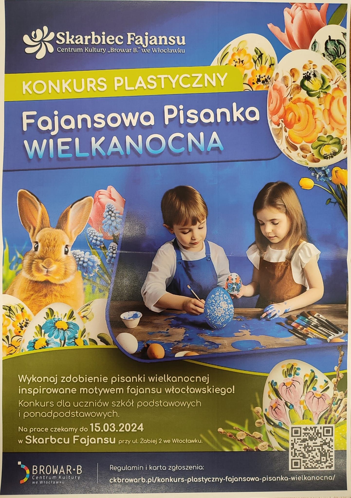 Konkurs plastyczny - Fajansowa Pisanka Wielkanocna
