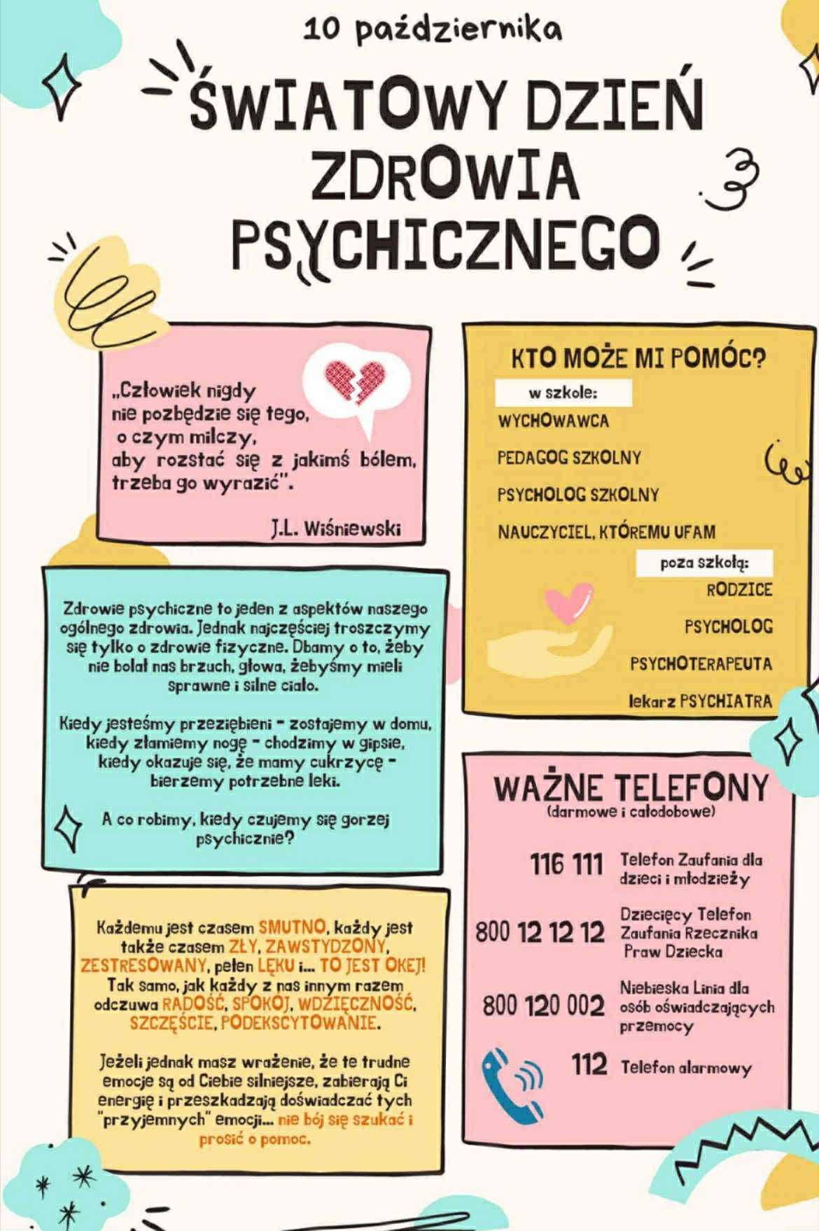 Światowy Dzień Zdrowia Psychicznego